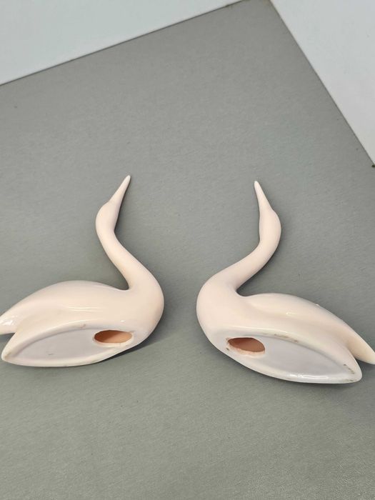 Porcelanowe łabędzie 2 sztuki.