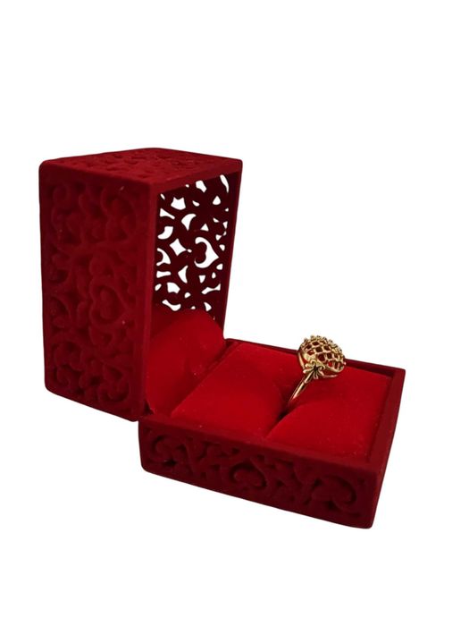 Złoty ażurowy pierścionek 585 3,42g