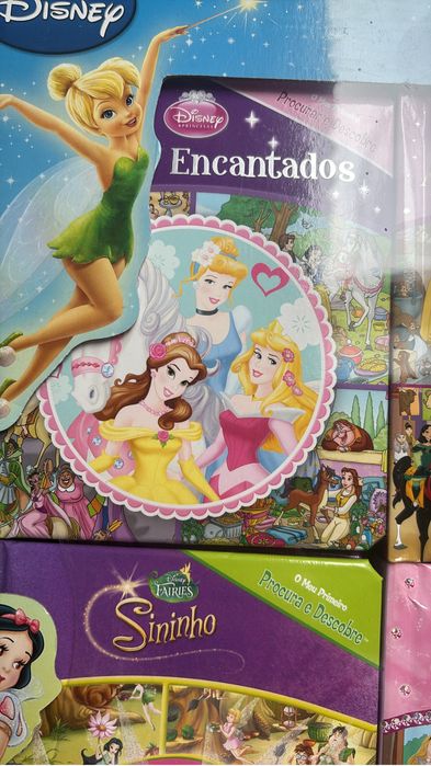 Disney 4 Mini Livros O Meu Primeiro Procura e Descobre