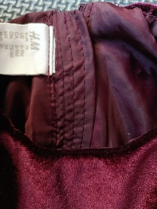 Elegancka świąteczna sukienka h&m