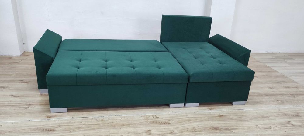 Narożnik Mateo | Nowoczesna kanapa | Rozkładana | Funkcja spania