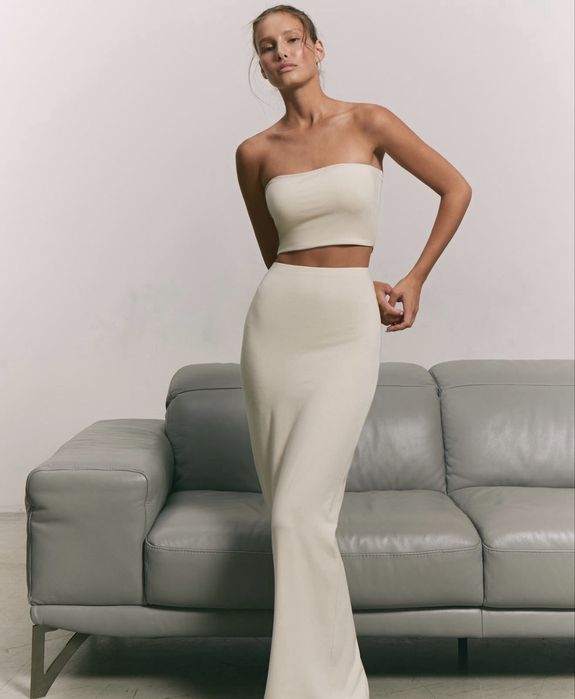 костюм PAPAYA топ + спідниця