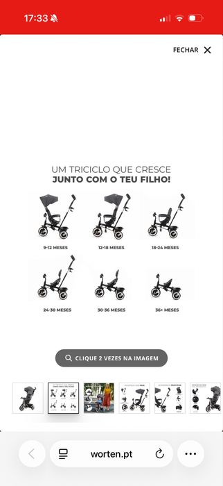 Triciclo KINDERKRAFT Aston Malachite Grey (6 em 1)