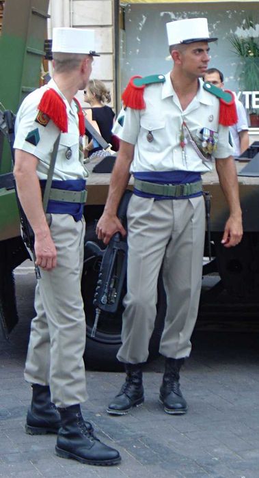 Cinturão militar F1 FAMAS do Exército Francês - Lote de 2 unidades