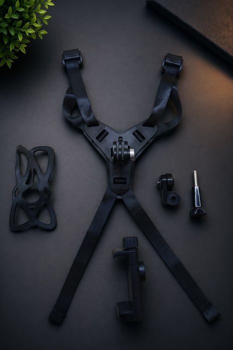 Кріплення/тримач для телефона та камери на шолом