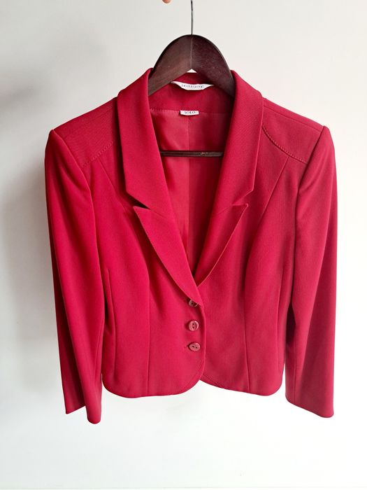 Czerwona marynarka damska Pretty One L/XL wełna