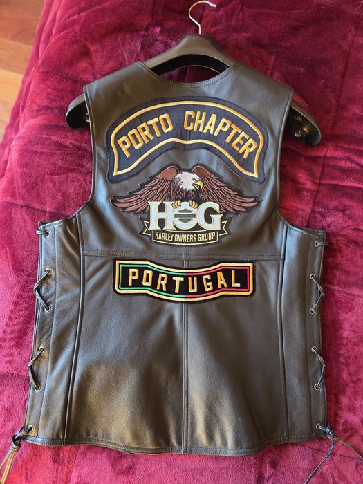 Colete de pele Harley-Davidson