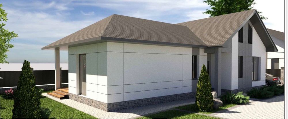 Сучасний будинок в Усатовому | 143 м² | тераса