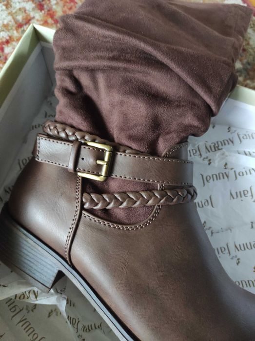 Kozaki zimowe - rozm. 39, piękne!