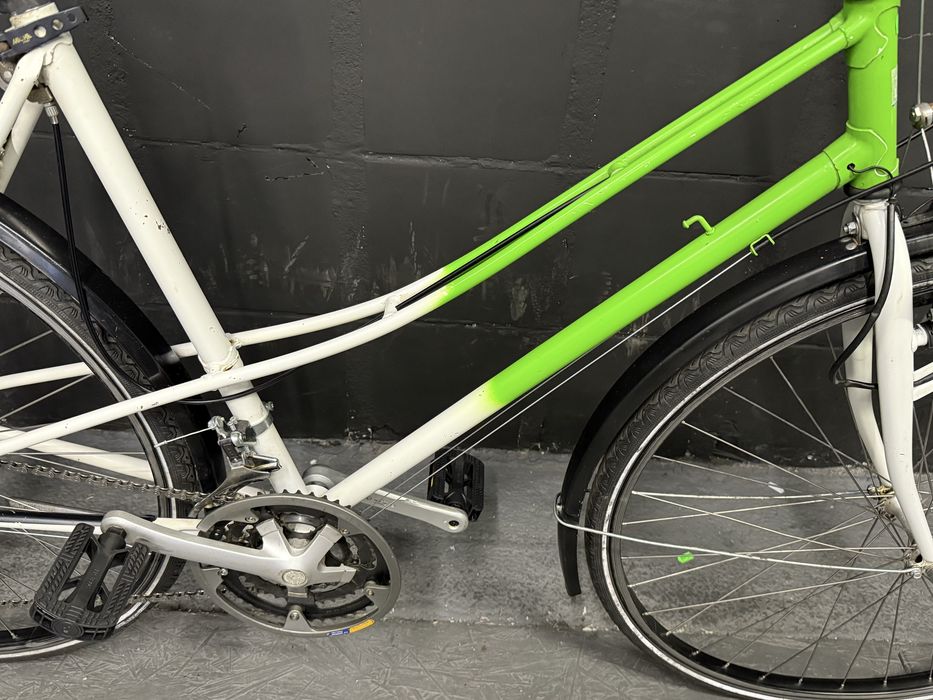 Rower miejski dwururka LEKKI Retro 21 biegów Damski 53 cm Urban Bikes