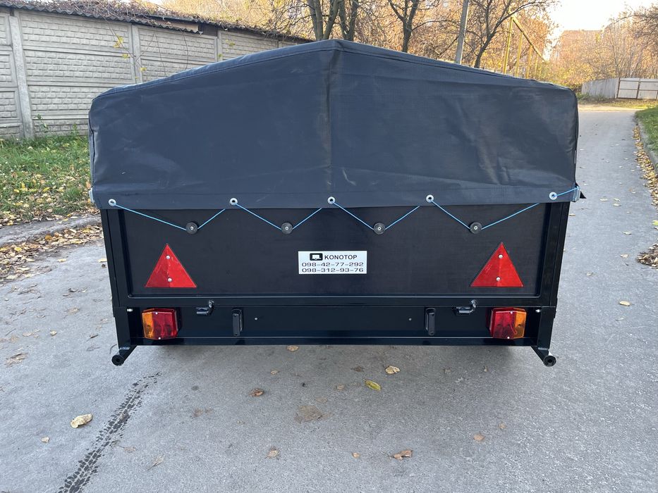 Причіп розміром 1.7 м х 1.3 м х 35 см