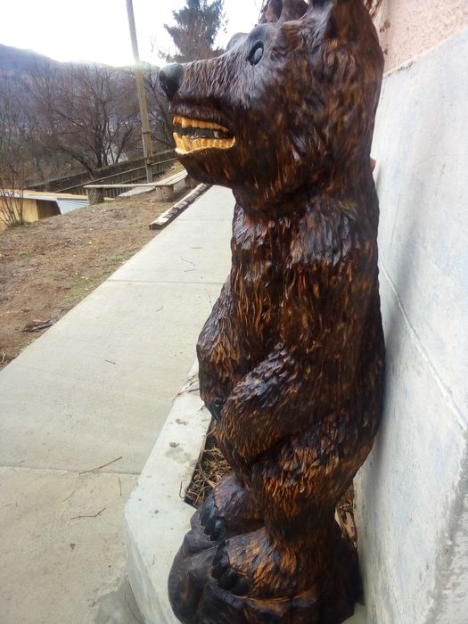 Продам скульптуру МЕДВІДЬ із дерава