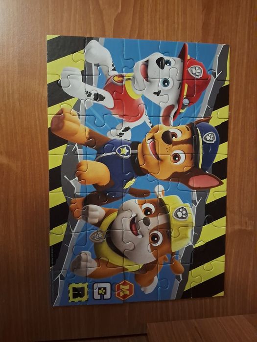 Пазли Щенячий патруль (деталі прибл. 5см на 5см)
