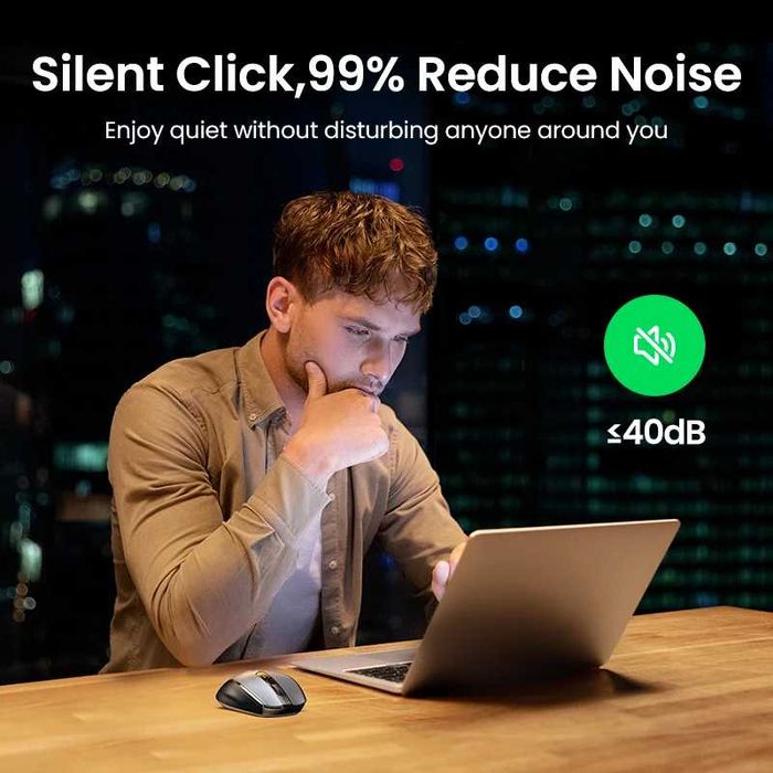 Миша Ugreen MU006 Ergonomic Wireless