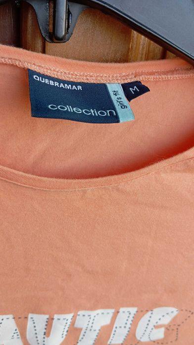 T-shirt laranja M (Quebramar)