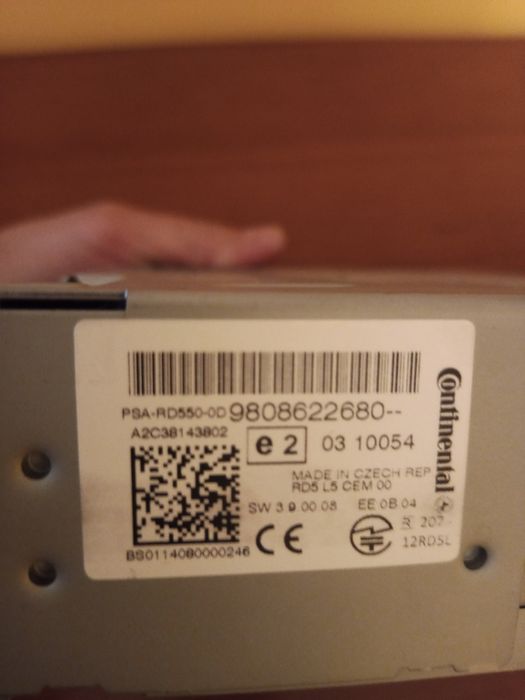 Rádio Peugeot 508 de 2014 e GRELHA SOFAGEM SAIDA AR CHAUFAGEM
