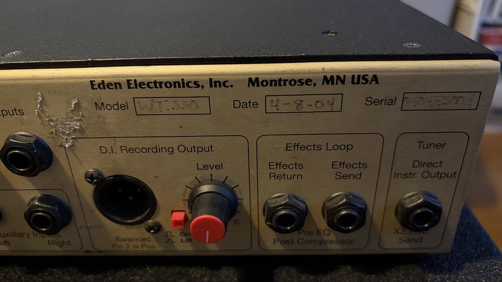 David Eden WT-330 U.S.A.