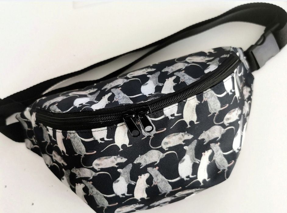 Nerka saszetka biodrowa XL kolekcja szczury