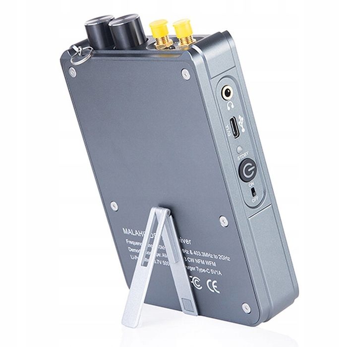 Радіоприймач Malahit DSP2 SDR 10кГц-380МГц 404МГц-2ГГц FW2.40 5000мАг