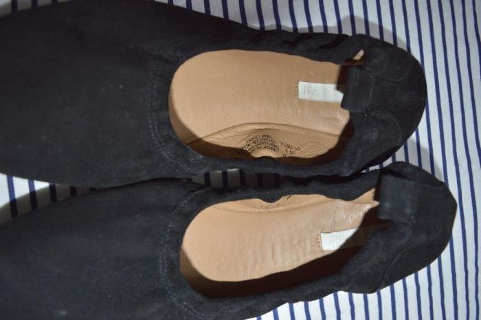 H&M skórzane baleriny 37