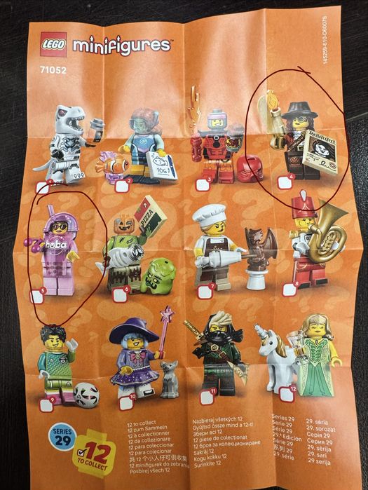 minifiguras LEGO – Série 29