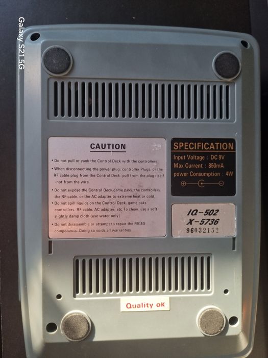 Konsola Pegasus IQ 502 + zasilacz i pad