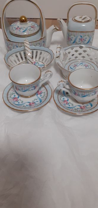 Serviço de café de porcelana