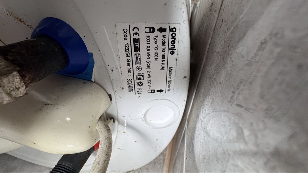 Бойлер водяний на 100л, водонагрівач Gorenje TG 100 N