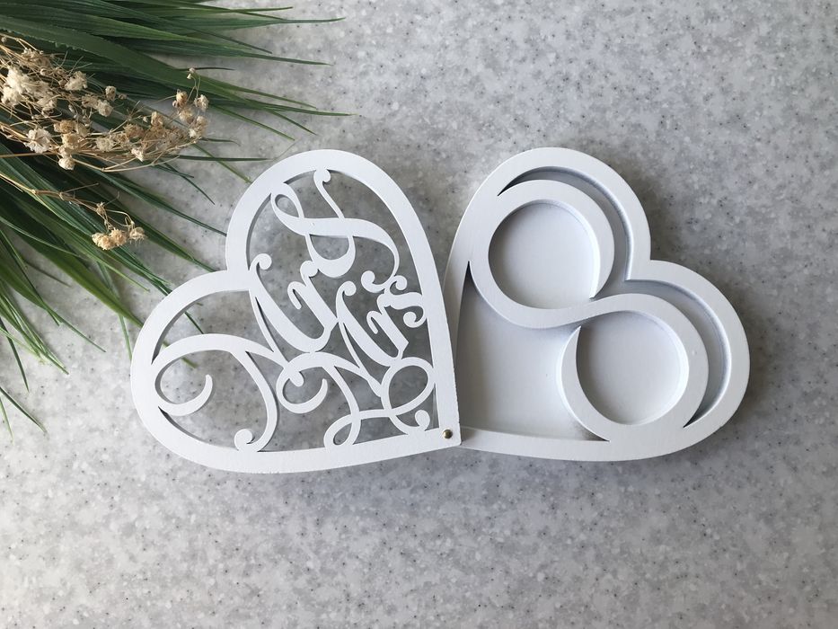 Підставка для обручок, подушка под кольца, шкатулка для обручок