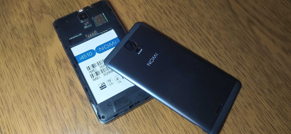 Телефон номи nomi i4510 2 сим android 6 БЕЗ АККУМУЛЯТОРА