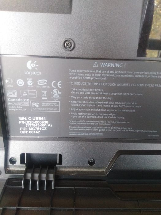 Продам клавіатуру Logitech canada 310 310