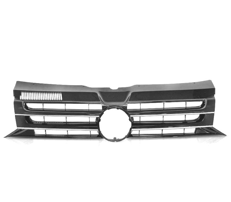 GRELHA FRONTAL VOLKSWAGEN VW T5 CARAVELLE MULTIVAN 10-15 BLACK CHROME