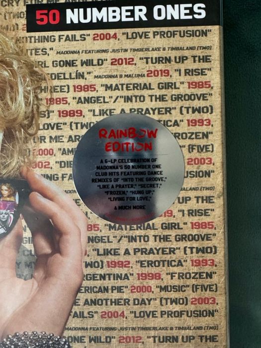 Madonna - Finally Enough Love 6 LPs + Oferta