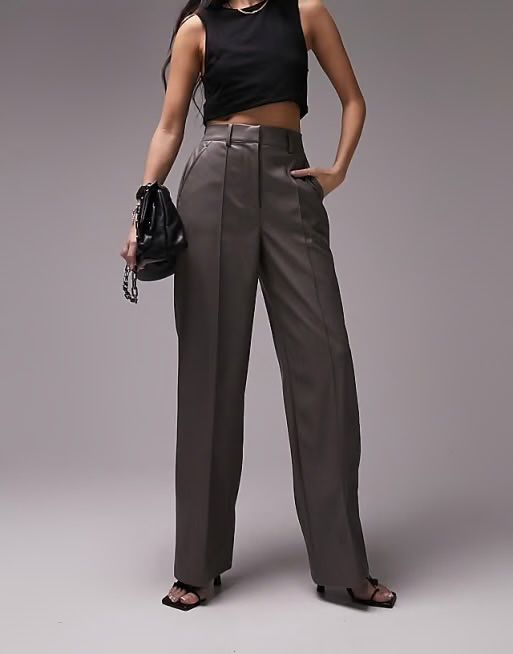 Штани шкіряні утеплені