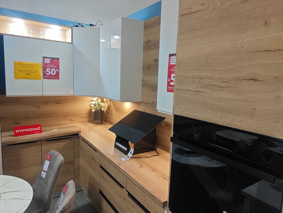 WYPRZEDAŻ EKSPOZYCJI Black Red White - Zestaw kuchenny SOLE L6