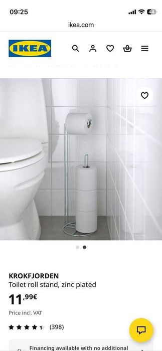 Porta rolos WC IKEA