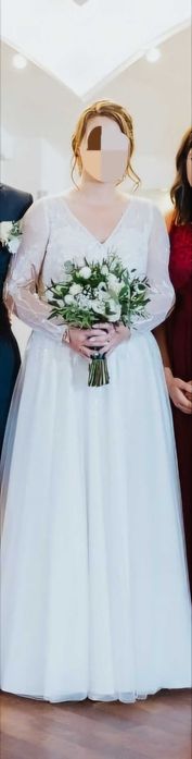 Suknia ślubna 180cm r40/42