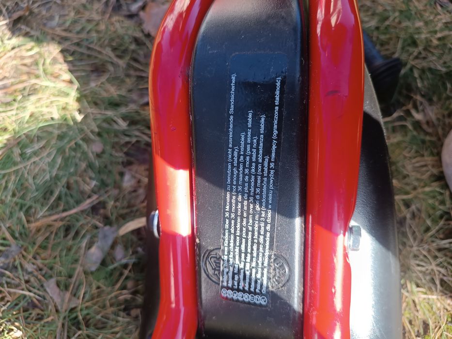 Rower rowerek Puky czerwony jeździk 18 -24- 36 m