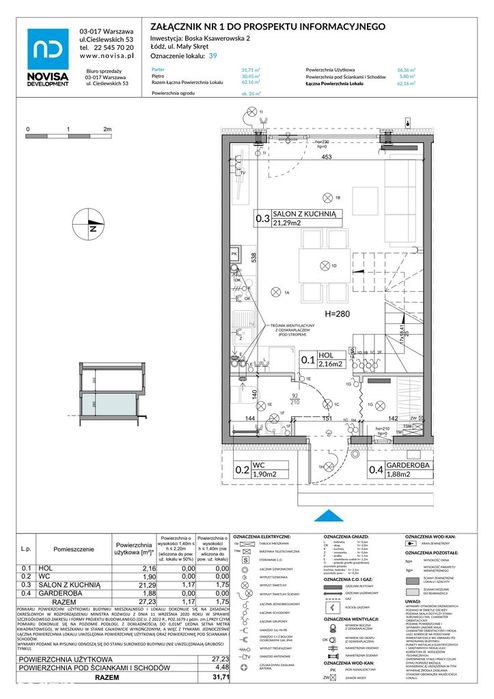 3-pokojowy dom 61m2 + ogródek Bezpośrednio