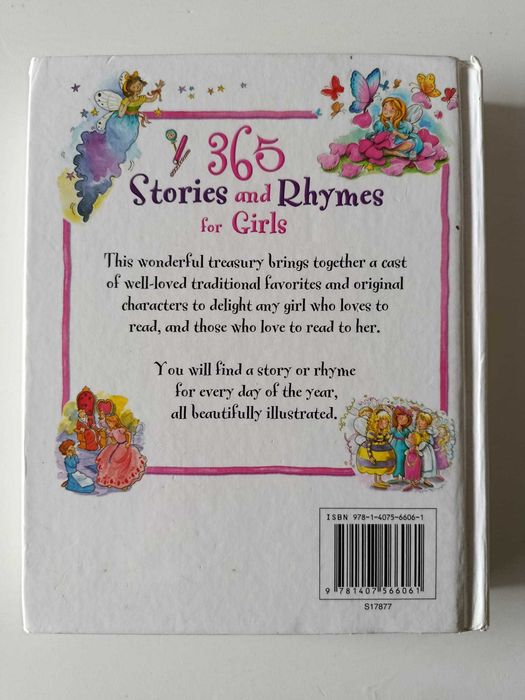 Livro 365 Stories and Rhymes for Girls, ilustrado