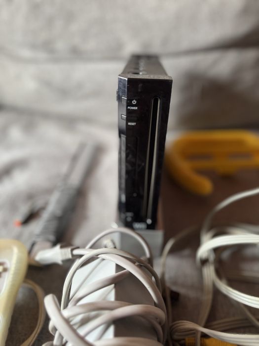 Nintendo wii preta com comando