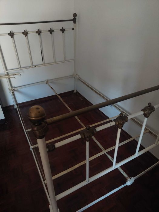 Cama de ferro completa 190x140 cm