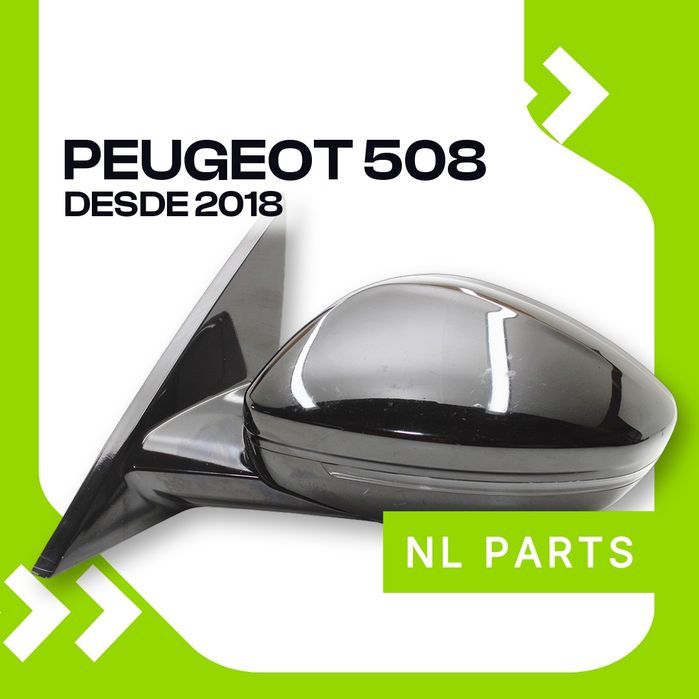 Espelho retrovisor Peugeot 508 Esquerdo (2018 em diante)