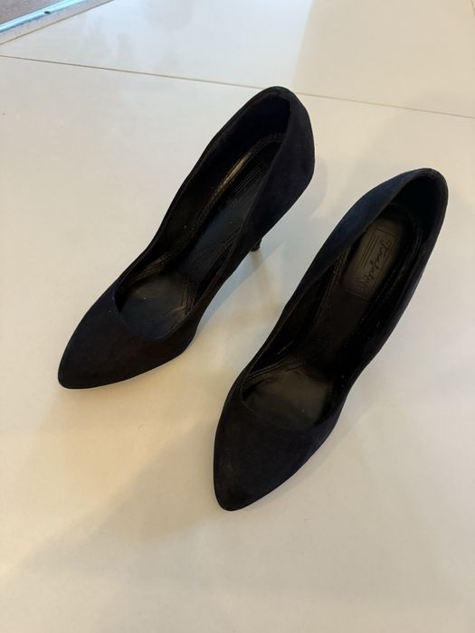 Zara czarne czulenka szpilki 38