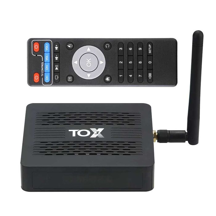 Смарт ТВ приставка TOX3 4/32 Гб rev. 2 Smart TV Box Android 11