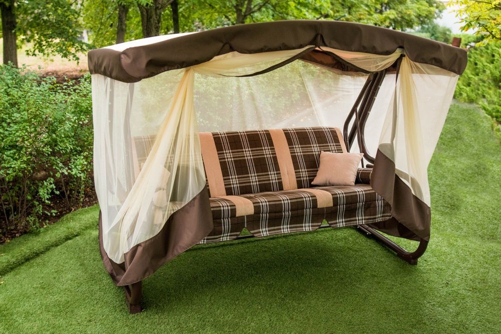 Акция! Качели Садовые "София". Купить Качественные Металлические Раскл