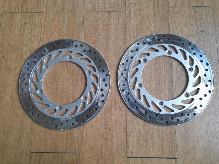 DISCOS TRAVÃO DIANTEIRO 4 MM OEM HONDA VFR 7 5 0  1 9 9 3