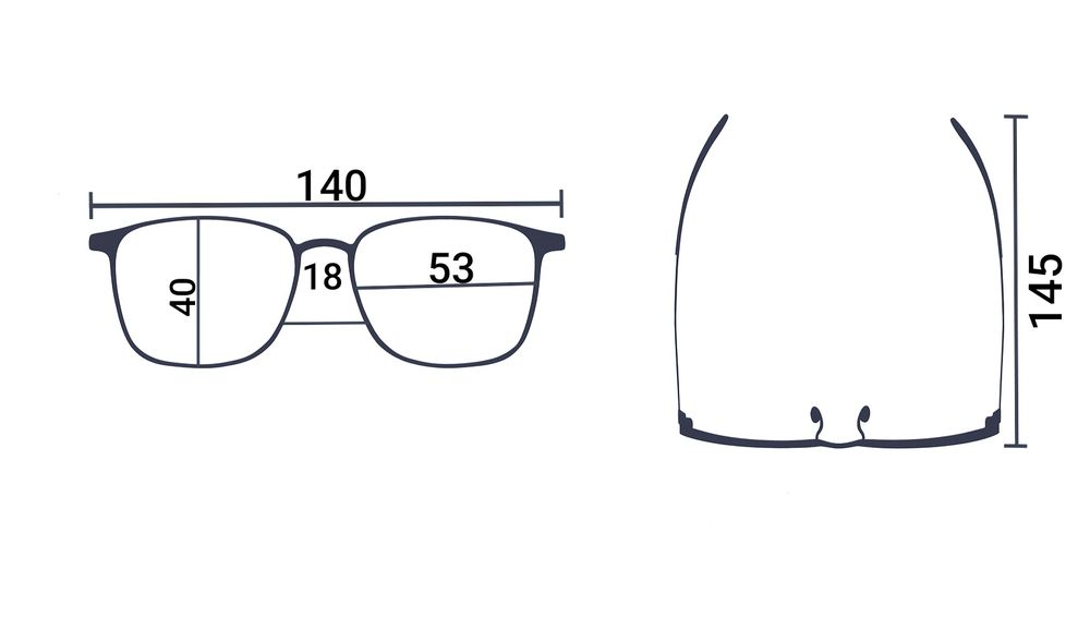 Okulary do komputera zerówki filtr blue lihgt oprawki unisex z etui