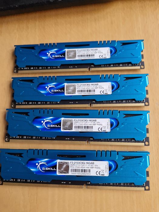 Gskill ARES 16gb 2133 ddr3 (4*4gb) ТОПОВА Память для ПК