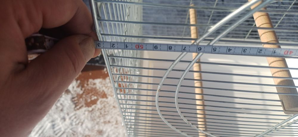 Клетка для средних попугаев EMMA open roof INTERZOO, 54*39*72 см